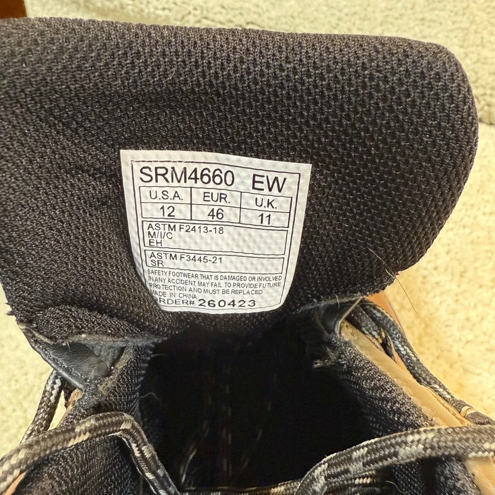 Winston SR MaxTRAX® Composite Toe Low Hiker SRM4660 SZ 12 Mens‎ Extra Wide